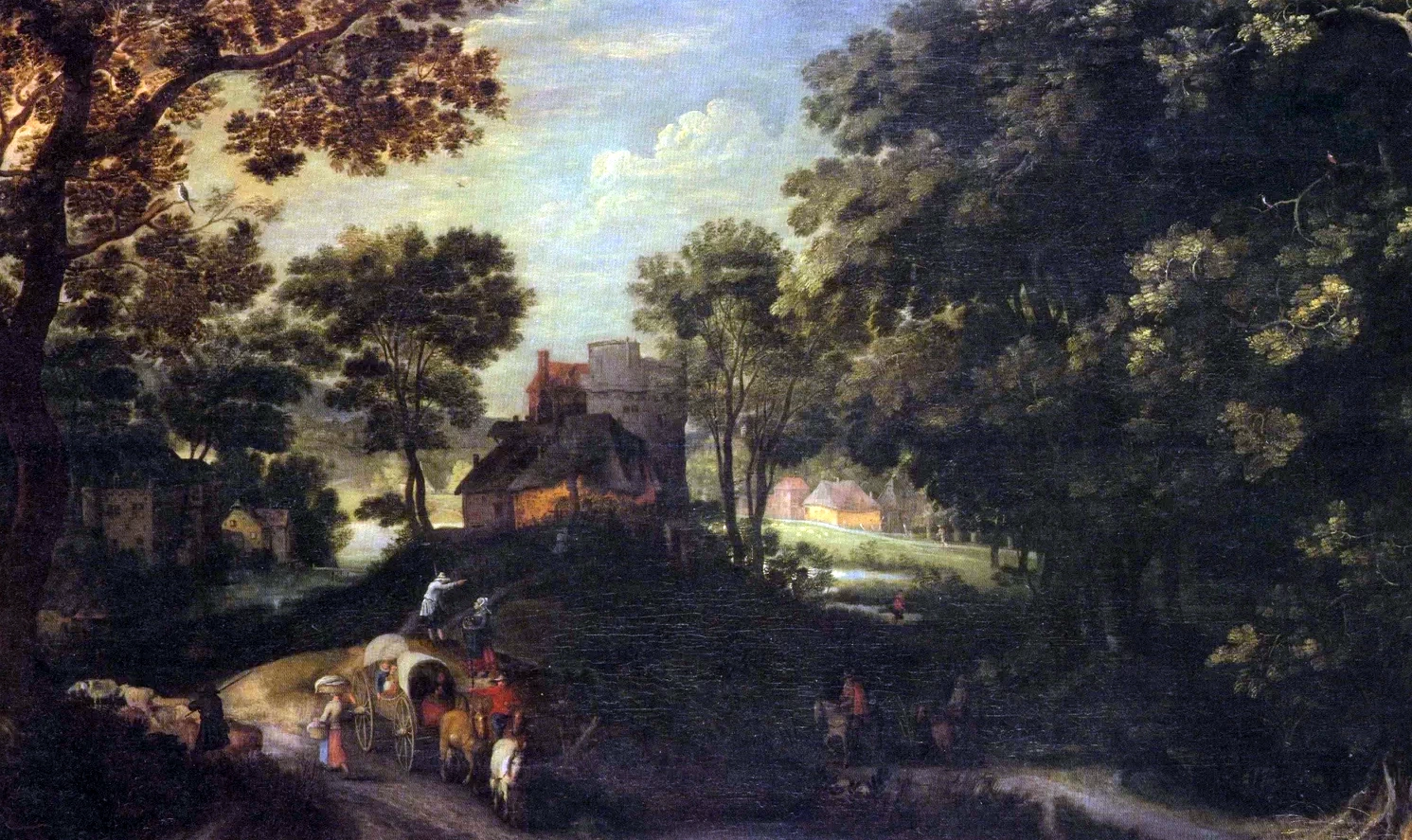 Paesaggio con strada
